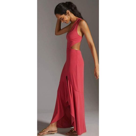NWT and NWOT Anthropologie x Maeve Open-Back Knit Maxi Dress Size M - Picture 5 of 10